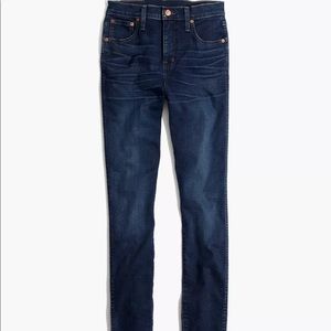 Madewell 10” High Rise Jeans in Hayes Wash